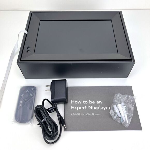 Nixplay 10.1 inch Smart Digital Photo Frame with WiFi (W10F)  Black - Picture 1 of 7